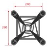ConteStage QUA29-025 - Quatro aluminium 290mm longueur 25cm