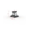 ConteStage PT29-025 blk - Trio aluminium 290mm longueur 25cm Noire