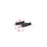 ConteStage DUO29-025 blk - Duo aluminium 290mm longueur 25cm noire