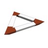 ConteStage AG29-020 W - Angle 290mm 2 directions 60° WHITE
