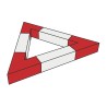 ConteStage AGQUA-01 W - Angle Quatro 2 directions 100cm 60° WHITE