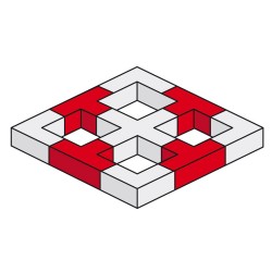 ConteStage AGQUA-05 W - Angle Quatro 3 directions 90° WHITE