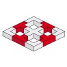 ConteStage AGQUA-05 W - Angle Quatro 3 directions 90° WHITE