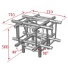 ConteStage AGQUA-07 W - Jonction Quatro 5 directions WHITE