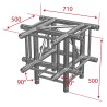 ConteStage AGQUA-10 W - Pièce côté Quatro 4 directions WHITE