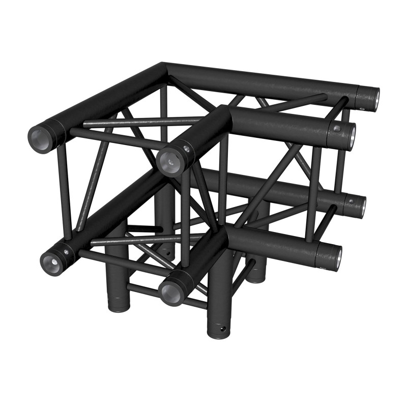 ConteStage QUATRO-A02 blk - Angle 290 c lourde 3dir. 90° manchons BLAC