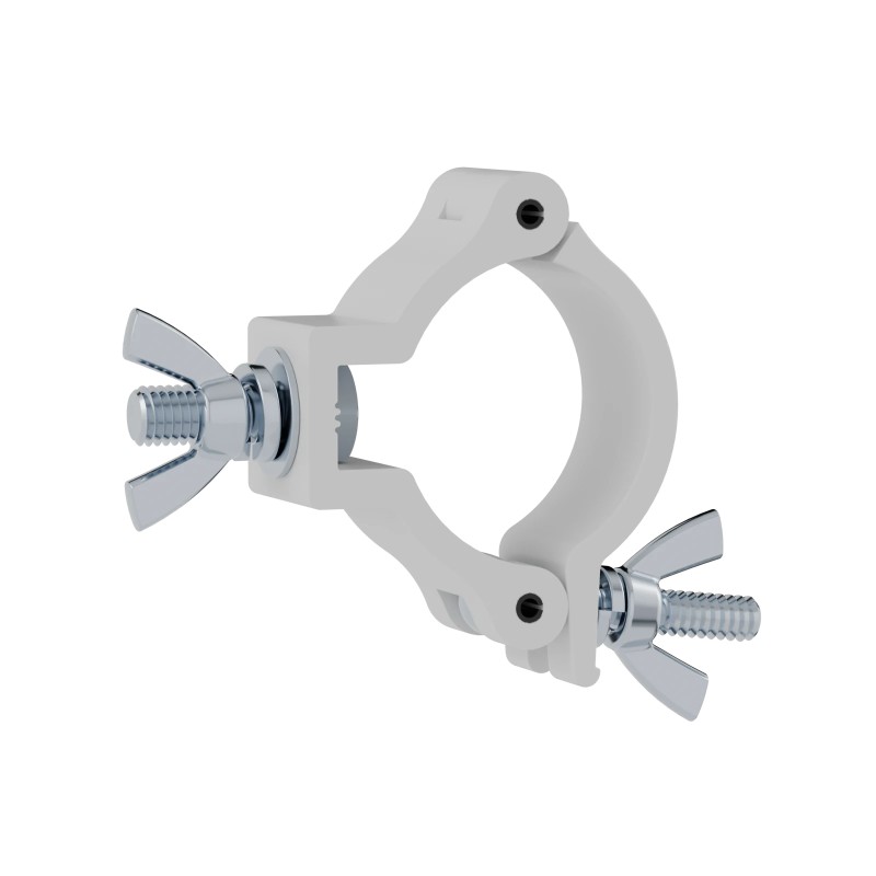 ConteStage ALU CLAMP101-V2 W - Collier pour tube 50mm, 75kg - Blanc