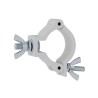 ConteStage ALU CLAMP101-V2 W - Collier pour tube 50mm, 75kg - Blanc