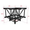 ConteStage QUATRO39-A02 blk - Angle Quatro 390 3 directions 90° - Noir