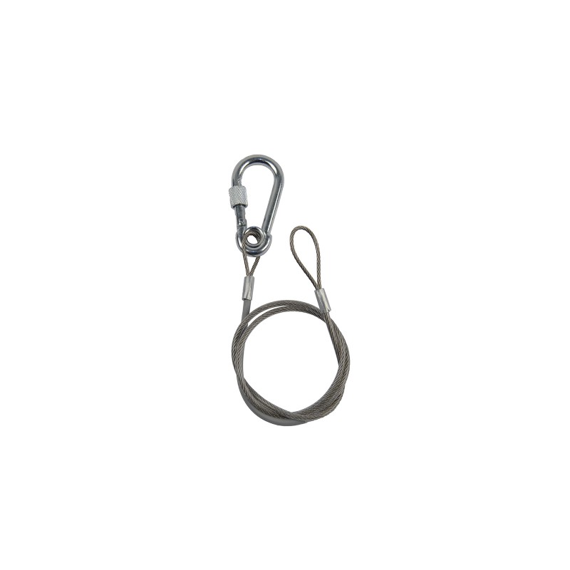 ConteStage SC40s - Elg gainée Ø2mm L60cm 1 attache rapide CMU40Kg-Si