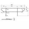 ConteStage PLT-sth1 - Garde corps pour escalier réglable
