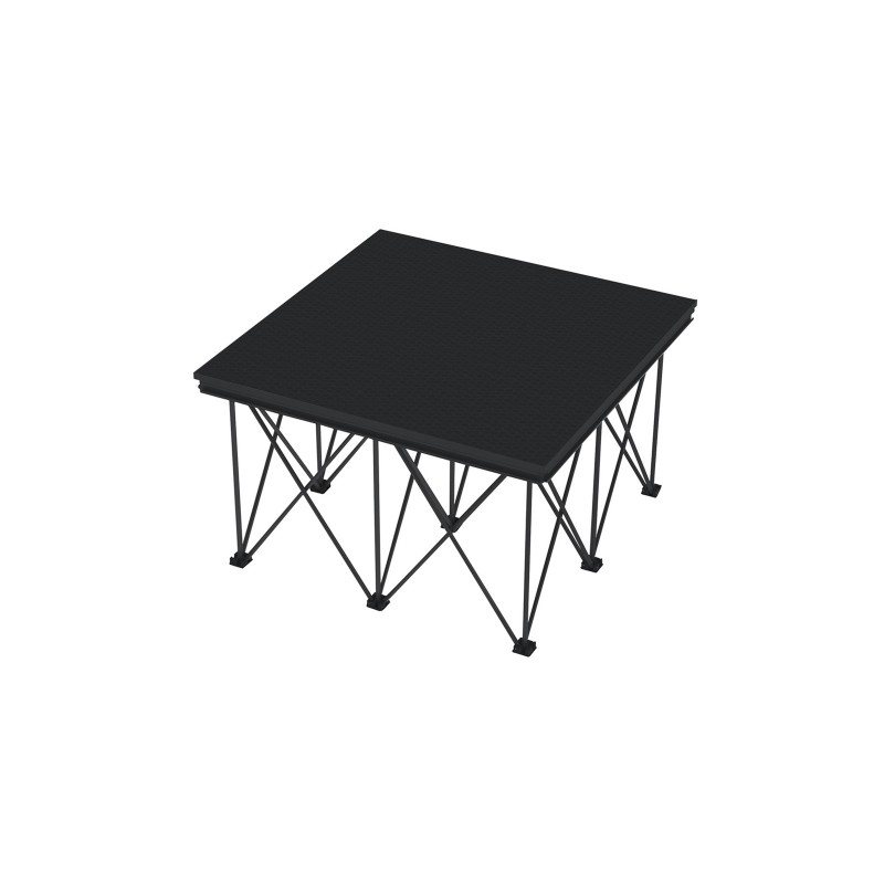 ConteStage PLTL-1x1 - Plateforme mobile 1x1m - 500 kg/m2 - noire