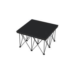 ConteStage PLTL-1x1 - Plateforme mobile 1x1m - 500 kg/m2 - noire
