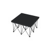 ConteStage PLTL-1x1 - Plateforme mobile 1x1m - 500 kg/m2 - noire