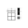 ConteStage PLTL-f20 - Support plateforme mobile 1x1m hauteur 20cm