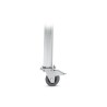 ConteStage PLTS-FW24 - Pied carré avec roulette - Hauteur 24,5 cm