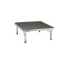 ConteStage PLTEL-1x1 - Plateforme 1x1m 4pieds rabat. télesc. 40-60cm
