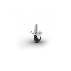 ConteStage PLTPRO-WE25 - Pied rond avec roue de 25cm de long