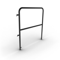 ConteStage PLTPRO-Hh1x1mkII - Garde corps 2 barreaux pour plateforme P