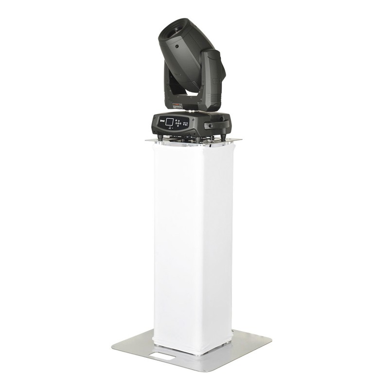 ConteStage TOT-100 - Totem : 2 embases, 4 tubes + textile Spandex - 1m