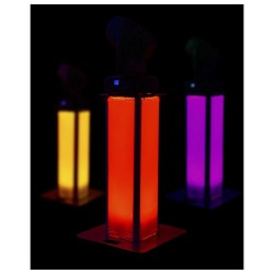 ConteStage TOT-100 - Totem : 2 embases, 4 tubes + textile Spandex - 1m
