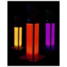 ConteStage TOT-100 - Totem : 2 embases, 4 tubes + textile Spandex - 1m