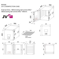 JVcase DISINFECTION CASE - Ce flight case UV-C permet de désinfecter t