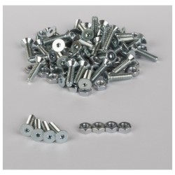 JVcase MS-08 50x M4x16 bold-Mennekes - Set 50x M4 screws/nuts for moun