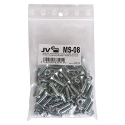 JVcase MS-08 50x M4x16 bold-Mennekes - Set 50x M4 screws/nuts for moun
