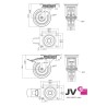 JVcase WHEELSET FOR WHEEL BOARD - Set de roulettes pour WHEEL BOARD 60