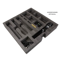JVcase RACK DRAWER MIC-FOAM - Support en mousse pour ranger les micros