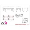 JVcase PREMIUM CASE FOR 4x BT-NONABEAM - Flight case de première quali