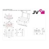 JVcase CASE FOR 4xBEAMSPOT-4BAR - JV Case pour le transport de 4x BEAM