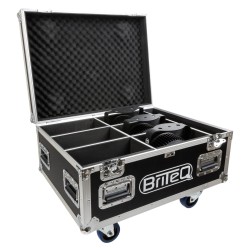 JVcase PROJECTOR CASE 8 - Flight case empilable de 80x60 cm avec roule