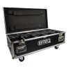 JVcase PROJECTOR CASE 9 - Flight case empilable de 120x60 cm avec roul