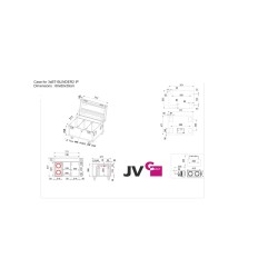 JVcase CASE FOR 3xBT-BLINDER2 IP - JV Case pour le transport de 3x BT-