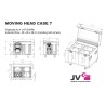 JVcase MOVING HEAD CASE 7 - Flightcase pour 4x lyres BT-SHARK