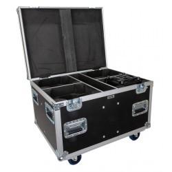 JVcase MOVING HEAD CASE 8 - Flight case empilable pour 4x BTX-BLIZZARD