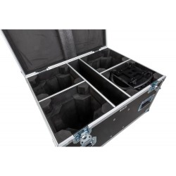 JVcase MOVING HEAD CASE 8 - Flight case empilable pour 4x BTX-BLIZZARD