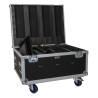 JVcase CASE FOR 4x BT-CHROMA800 - Flight case pour le transport de 4x 