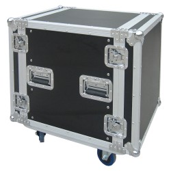 JVcase RACK CASE 12U - JV CASE Universal 19" rack case 12U, incl casto