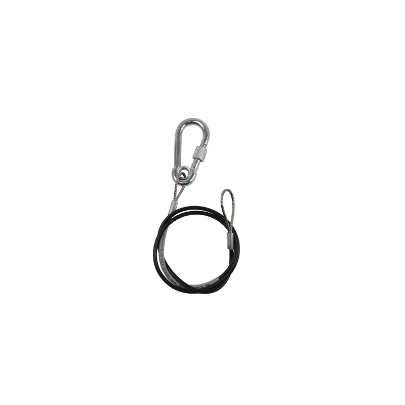ConteStage SC40b - Elg gainée Ø2mm L60cm 1 attache rapide CMU 40Kg-Bl