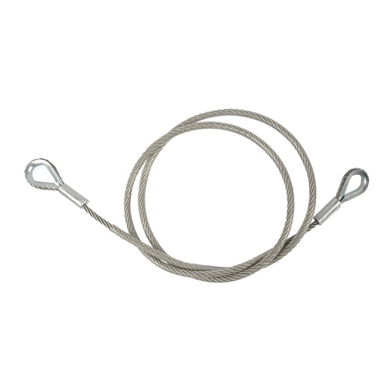 ConteStage SC400s - Elg gainée Ø6mm L150cm 2 anneaux CMU 400Kg-Si