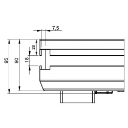 ConteStage PLTS-1x1 - Plateforme 1x1m antidérapant 750 kg/m2- noire