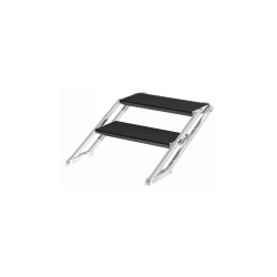 ConteStage PLT-st4060 - Escalier réglable de 0,4 m à 0,6 m 2 marches