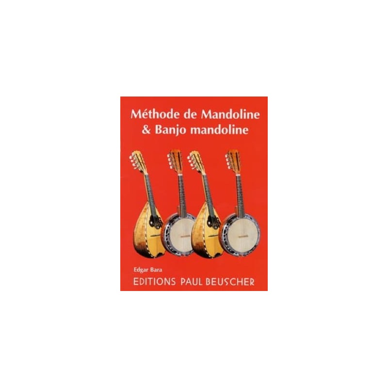Méthode de Mandoline & Banjo Mandoline - Edgar Bara