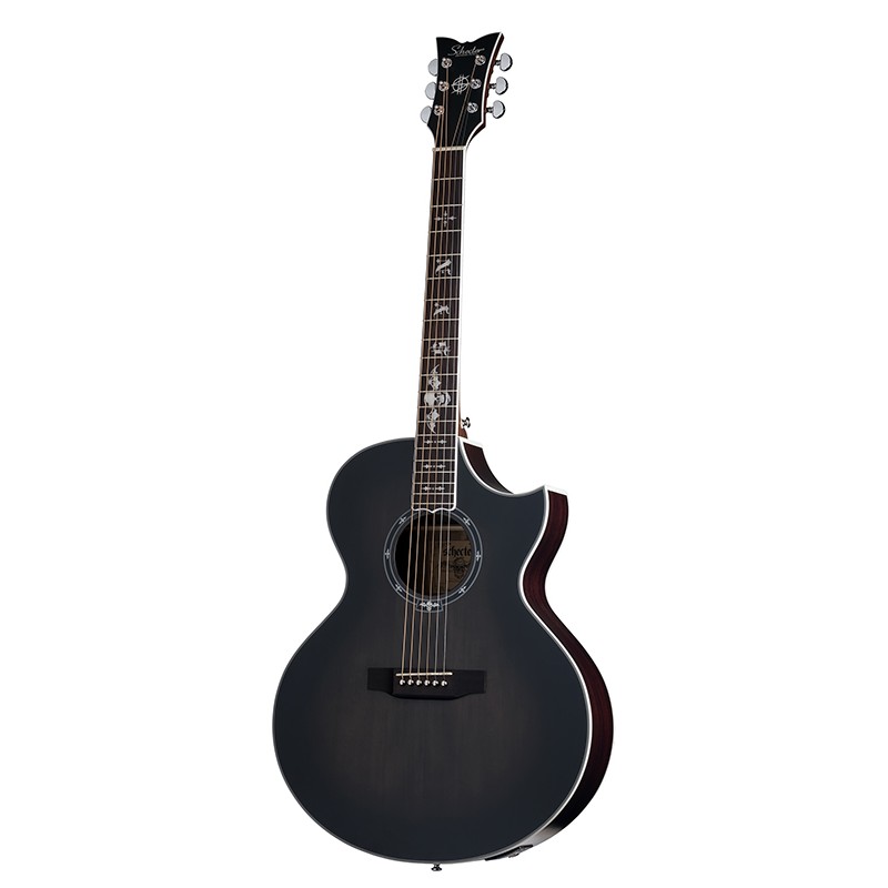 Schecter Synyster Gates GA SC - Électro-acoustique Trans Black Burst Satin