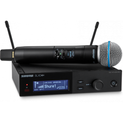 Shure SLXD24+E Beta 58A G65 - Système HF numérique | Ubico Musique Dax