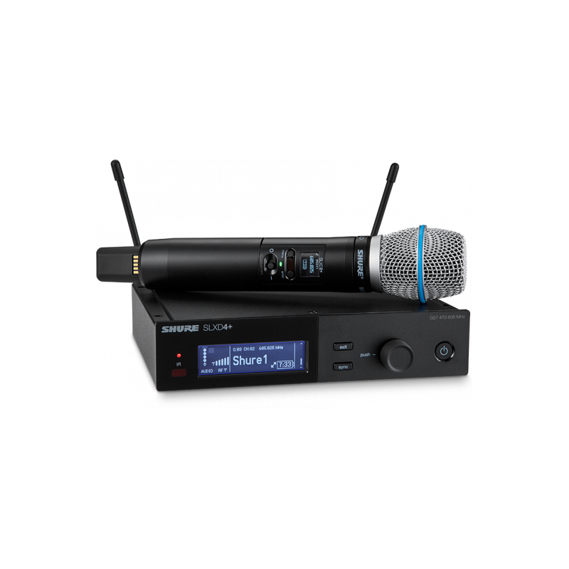 Shure SLXD24+E Beta 87A G65 - Système HF numérique | Ubico Musique Dax