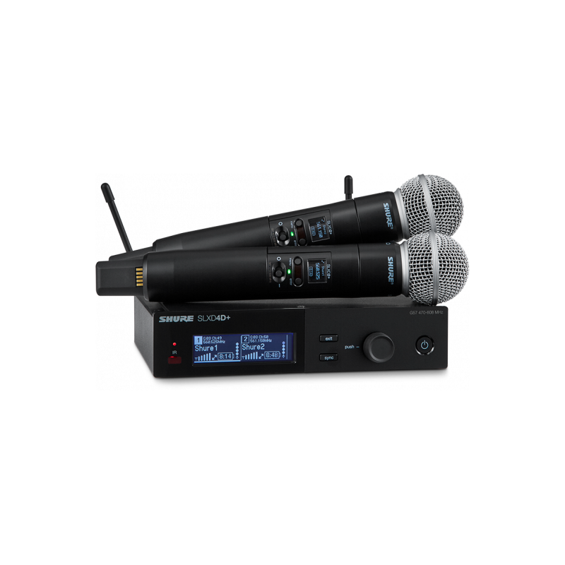 Shure SLXD24D+E SM58 G65 - Système HF numérique | Ubico Musique Dax